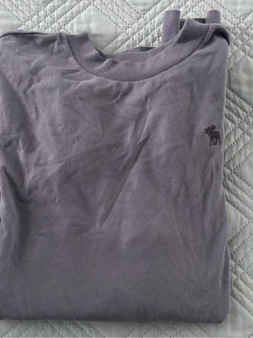 abercrombie kids Short Sleeve Tee in Charcoal